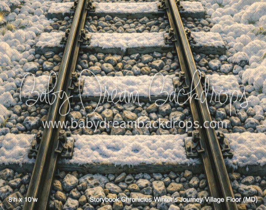 Storybook Chronicles Winter's Journey Village Fabric Floor (MD)