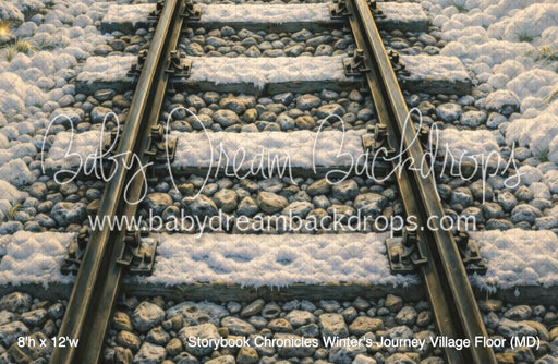 Storybook Chronicles Winter's Journey Village Fabric Floor (MD)