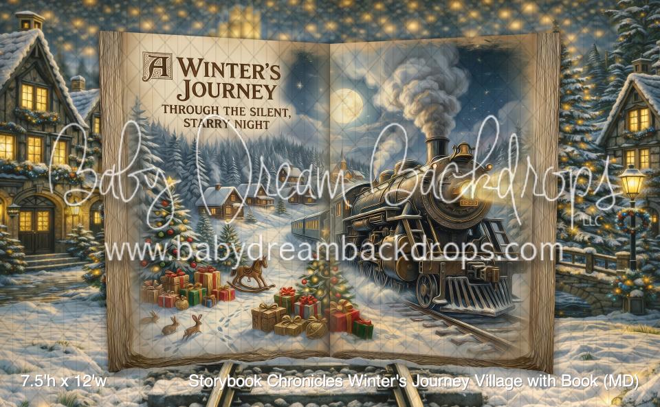 Storybook Chronicles Winter's Journey Village with Book (MD)