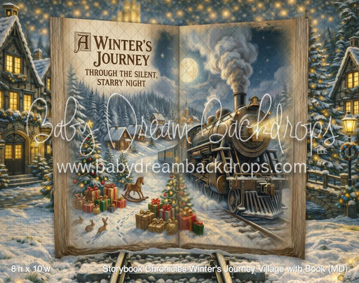 Storybook Chronicles Winter's Journey Village with Book (MD)