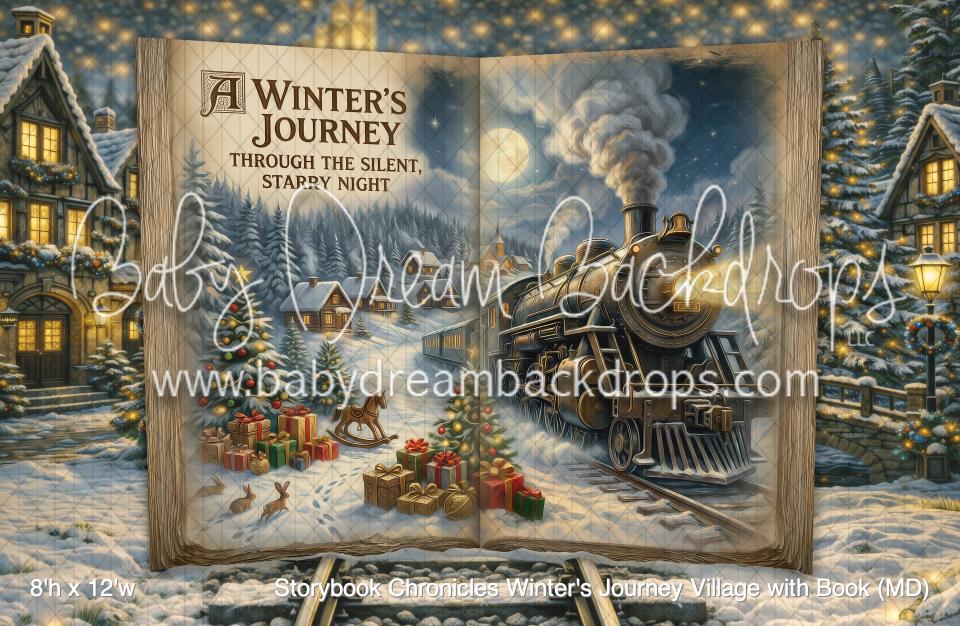 Storybook Chronicles Winter's Journey Village with Book (MD)