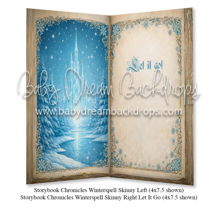 Storybook Chronicles Winterspell Skinny Left + Storybook Chronicles Winterspell Skinny Right Let It Go