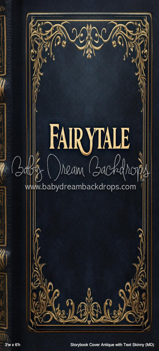 Storybook Cover Antique with Text Skinny (MD)
