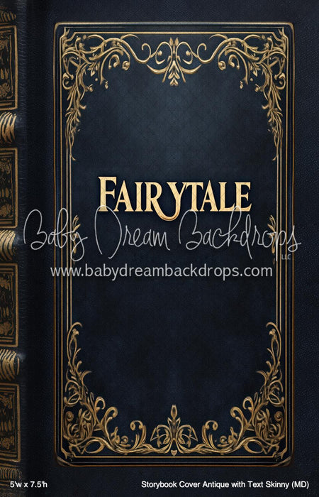 Storybook Cover Antique with Text Skinny (MD)