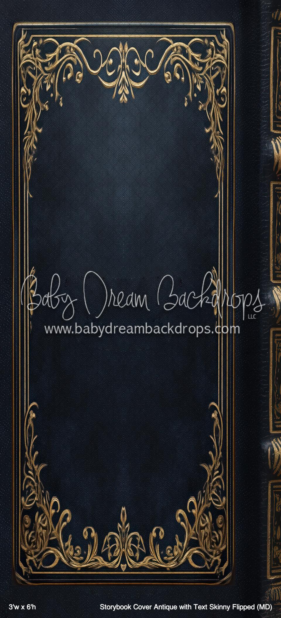 Storybook Cover Antique with Text Skinny Flipped (MD) — Baby Dream ... - Flipped Letters Lower Career Dream Introduce Techn Cumulative Pay Level