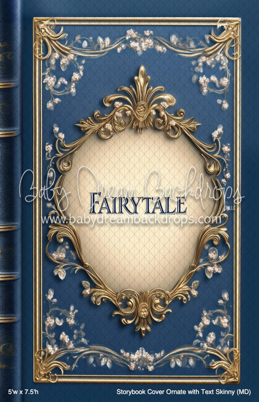 Storybook Cover Ornate with Text Skinny (MD)