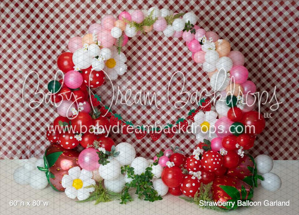 Strawberry Balloon Garland (BM)