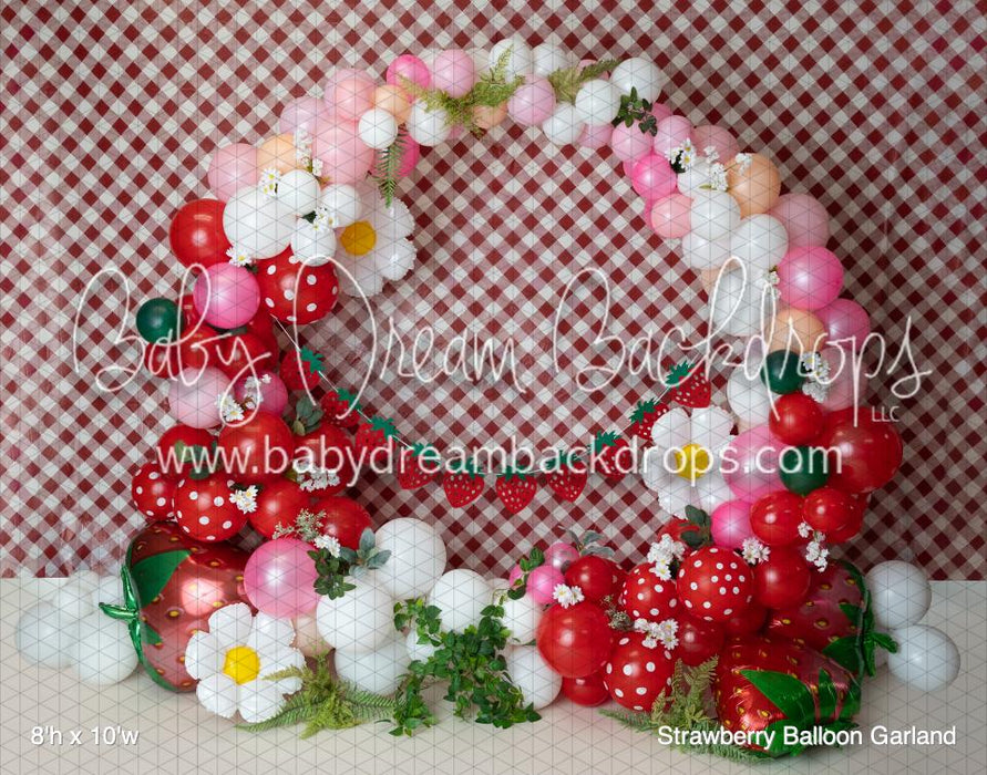 Strawberry Balloon Garland (BM)
