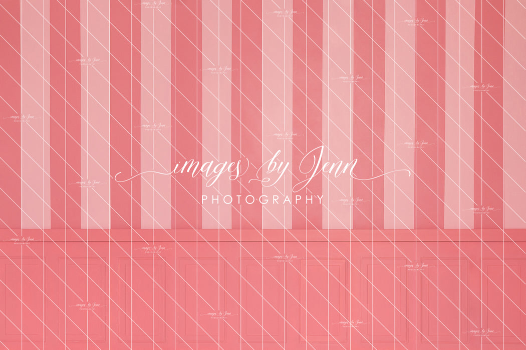 Strawberry Stripe Half Wall (JG)