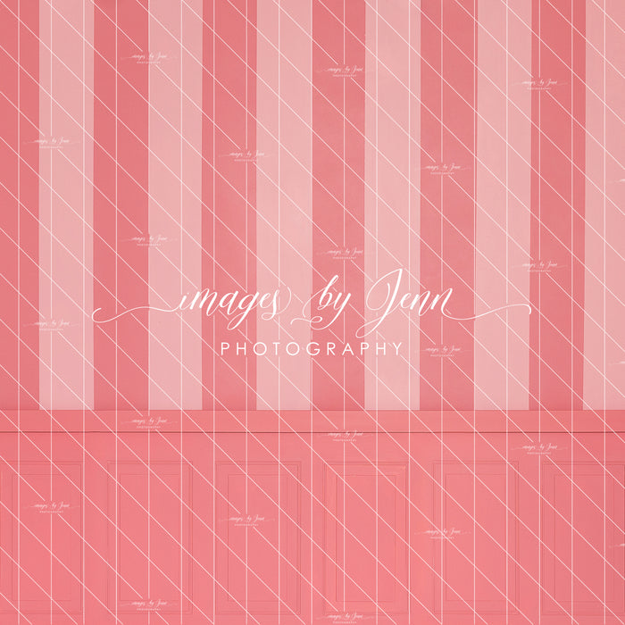 Strawberry Stripe Half Wall (JG)
