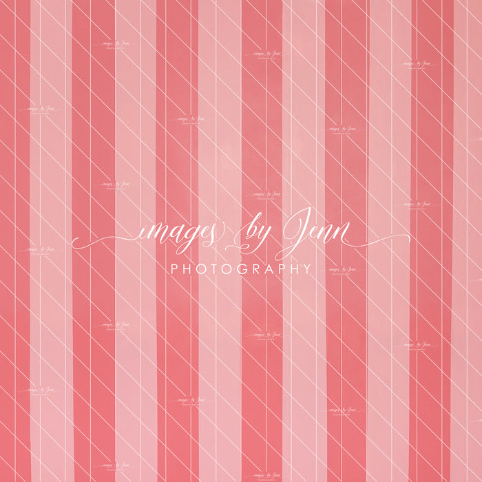 Strawberry Stripe Wall (JG)