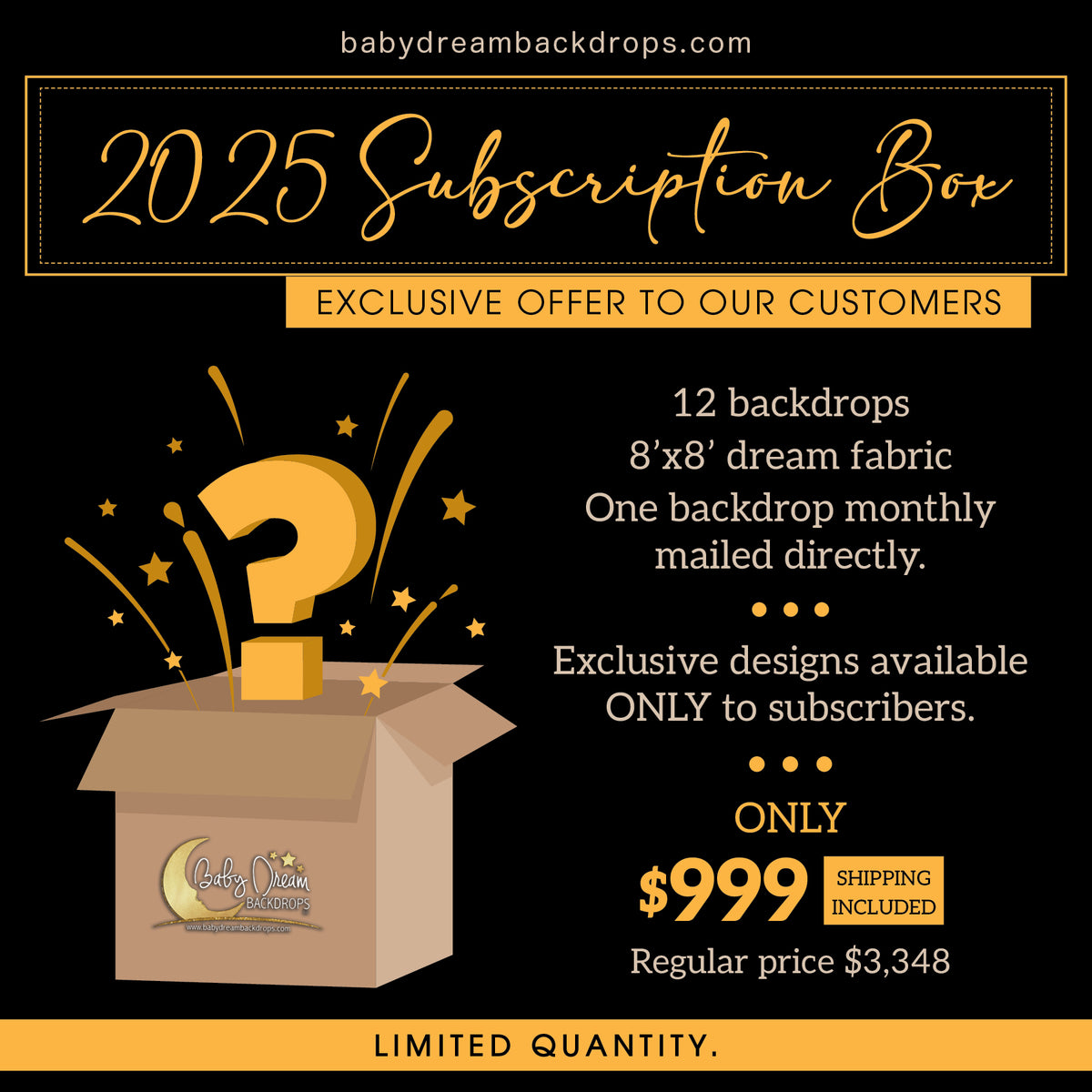 Dreamer Subscription Box — Baby Dream Backdrops
