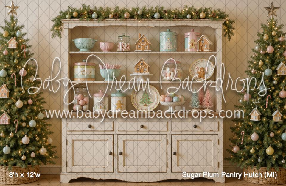 Sugar Plum Pantry Hutch (MI)