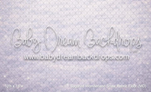 Sugared Wonderland Snow Fabric Floor (MD)
