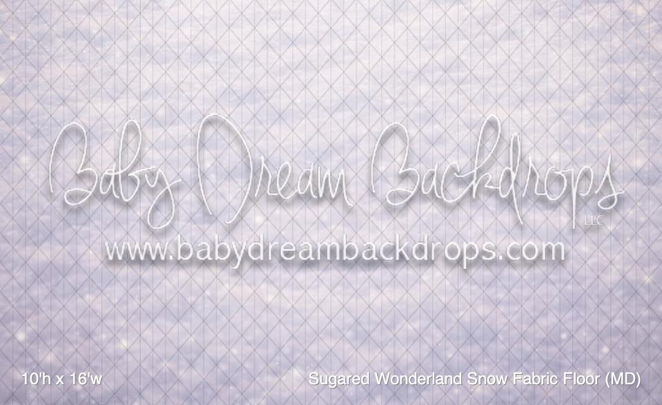 Sugared Wonderland Snow Fabric Floor (MD)