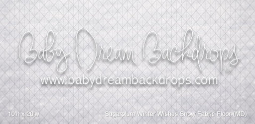 Sugarplum Winter Wishes Snow Fabric Floor (MD)