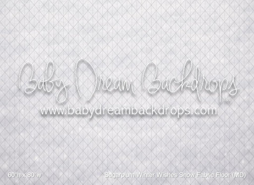 Sugarplum Winter Wishes Snow Fabric Floor (MD)