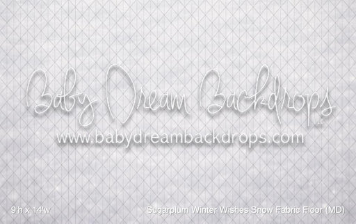 Sugarplum Winter Wishes Snow Fabric Floor (MD)