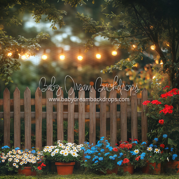 X Drop Summertime Floral Fence (JA)