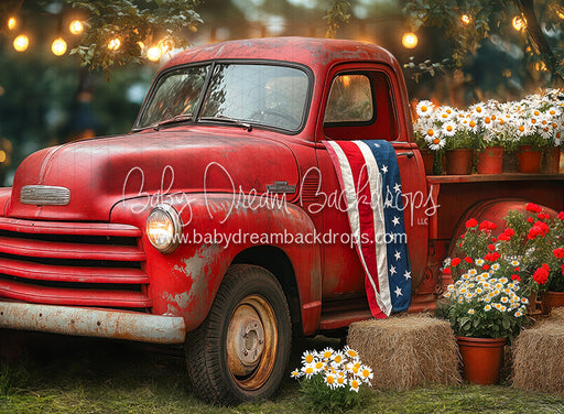 Summertime Red Ride Flag (JA)