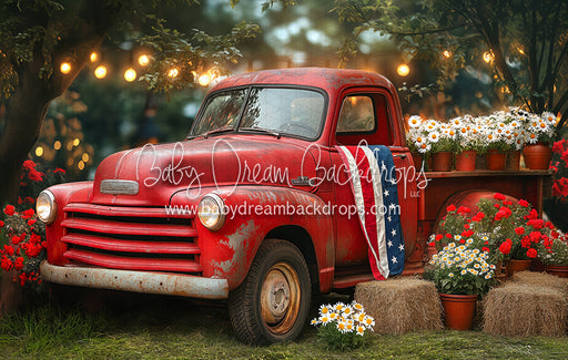 Summertime Red Ride Flag (JA)