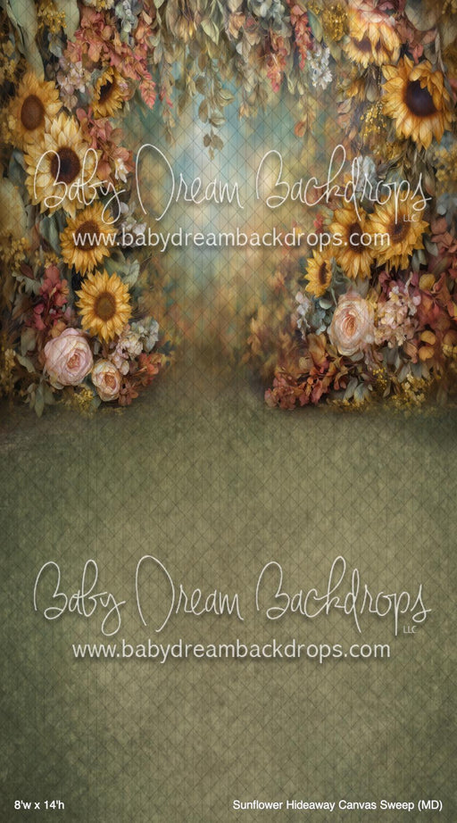 Sunflower Hideaway Canvas Sweep (MD)