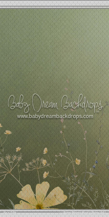 Sunny Blooms Mural 1 Skinny (HL)