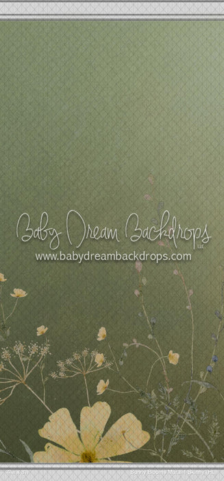 Sunny Blooms Mural 1 Skinny (HL)