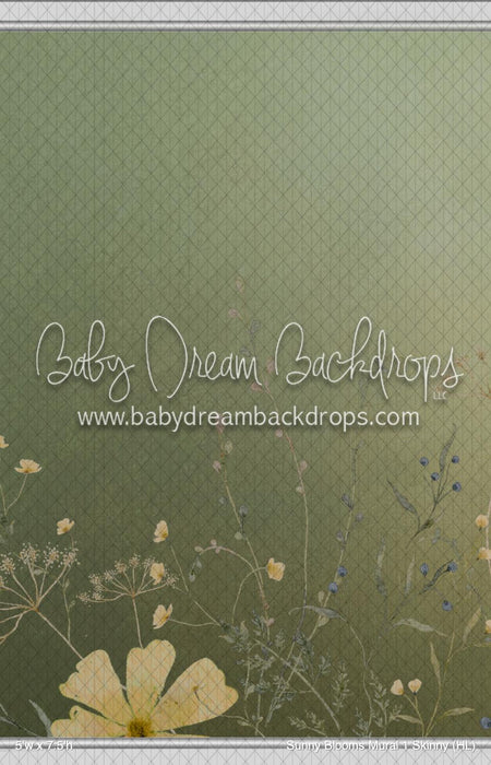 Sunny Blooms Mural 1 Skinny (HL)