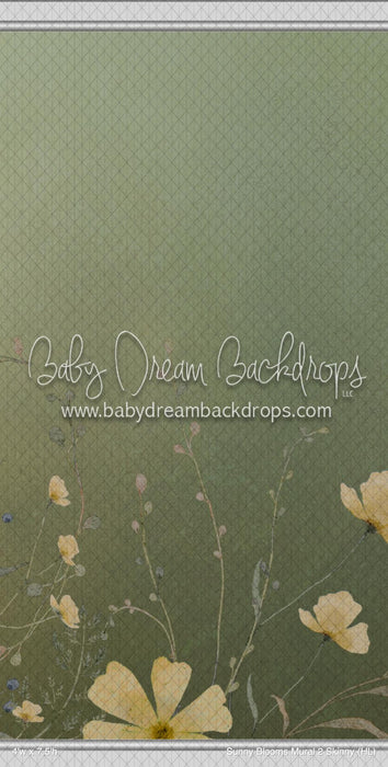 Sunny Blooms Mural 2 Skinny (HL)