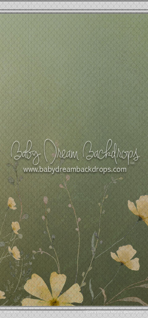 Sunny Blooms Mural 2 Skinny (HL)