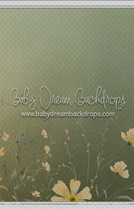 Sunny Blooms Mural 2 Skinny (HL)