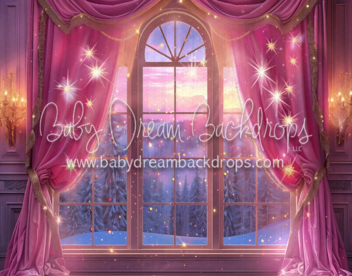 Sunrise Pink Enchanted Winter View (MD)