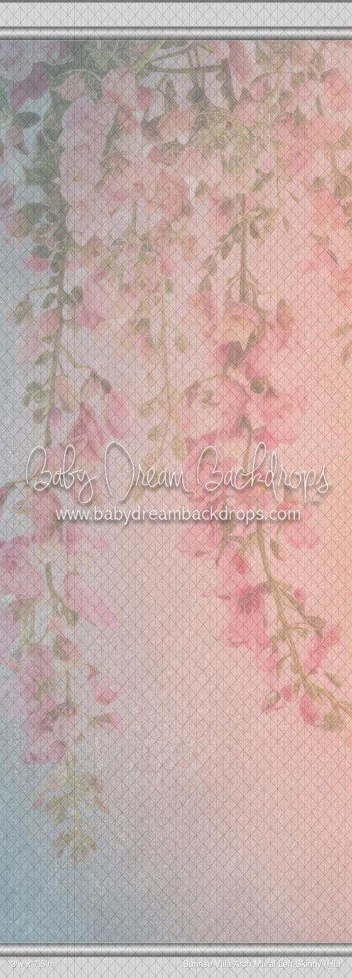 Sunrise Villa Arch Mural Left Skinny (HL)