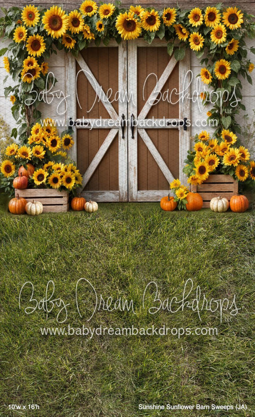 Sunshine Sunflower Barn Sweeps (JA)