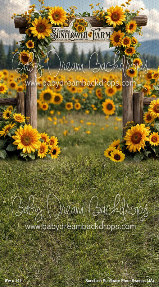 X Drop Sunshine Sunflower Farm Sweeps (JA)