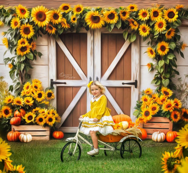 Sunshine Sunflower Barn Sweeps (JA)