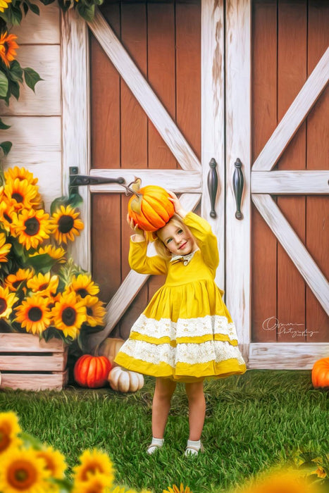 Sunshine Sunflower Barn Sweeps (JA)