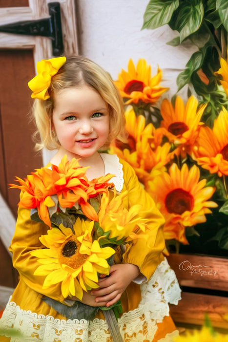 Sunshine Sunflower Barn Sweeps (JA)