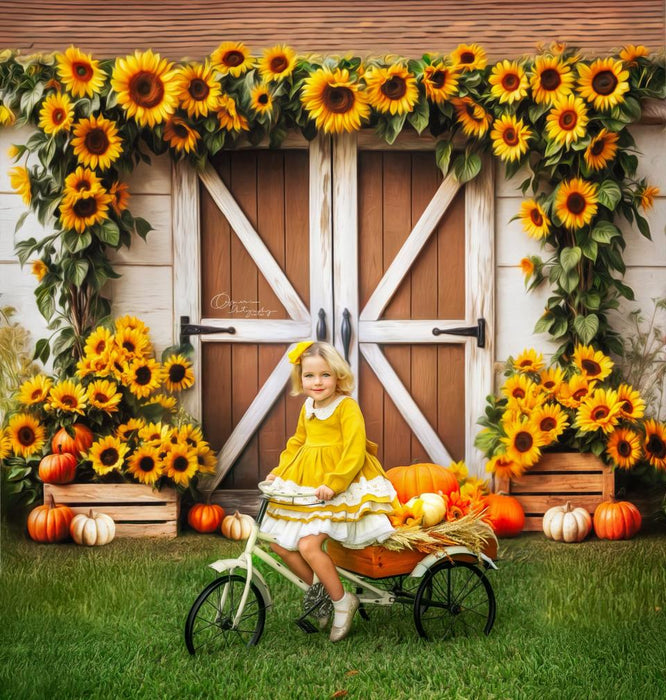Sunshine Sunflower Barn Sweeps (JA)