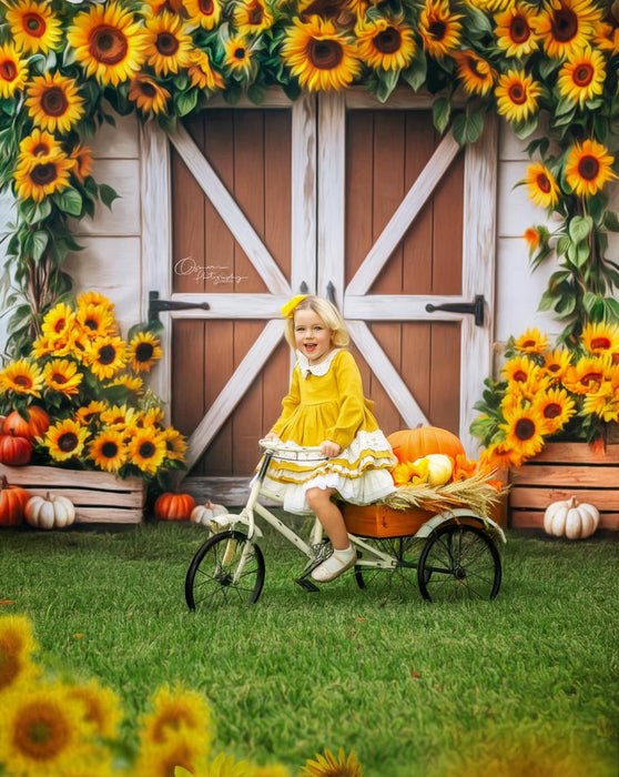 Sunshine Sunflower Barn Sweeps (JA)