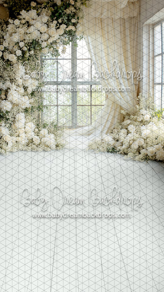 X Drop Sweep Botanical Serenity White (KR)
