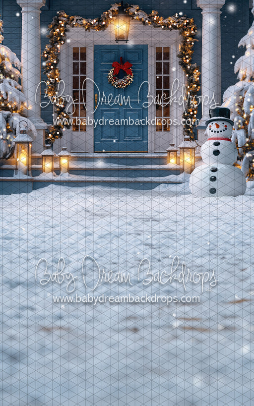 Sweep Frosty Winter Porch (BD)