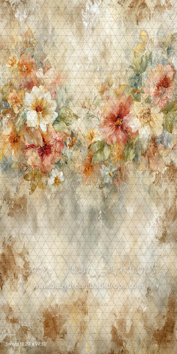 Sweep Neutral Grunge Florals (CM)