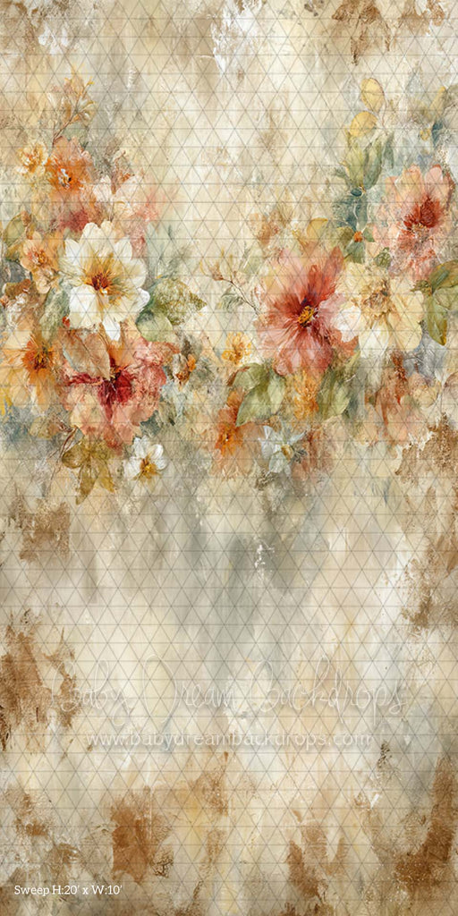 Sweep Neutral Grunge Florals (CM)