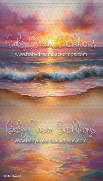 X Drop Sweep Painted Sunset (CM)