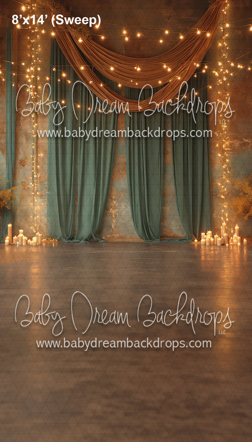 Sweep Sage Sheer Organza V1 Drape Collection (BD)