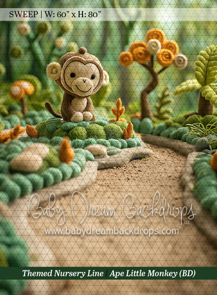 Sweep Themed Nursery Line Ape Little Monkey (BD)