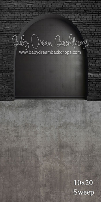 Sweep Black Metal Brick Arch (VR)