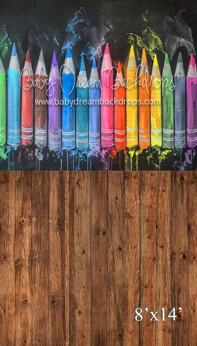 Sweep Color Pencils (VR) — Baby Dream Backdrops